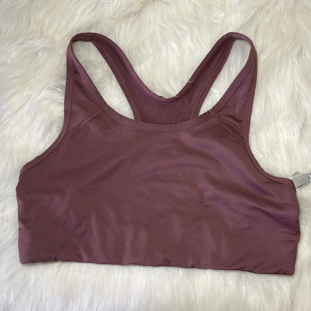 Pink Victoria’s Secret sports bra no padding
